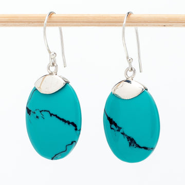 Turquoise Resin Earrings