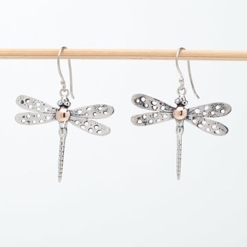 Pierced Dragonfly Earrings