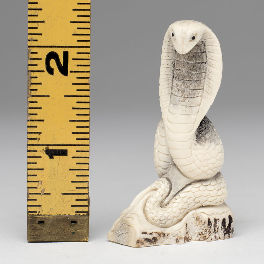 Cobra Carving from Antler