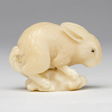 Carved Rabbit from Taqua Nut
