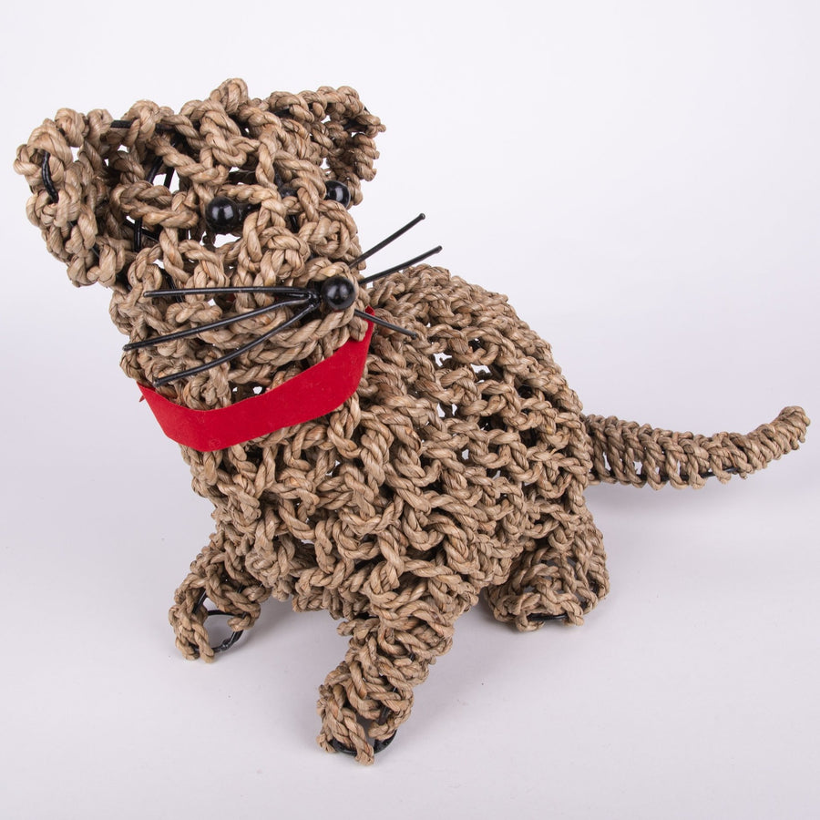 Cat Sculpture from Wire & Rope