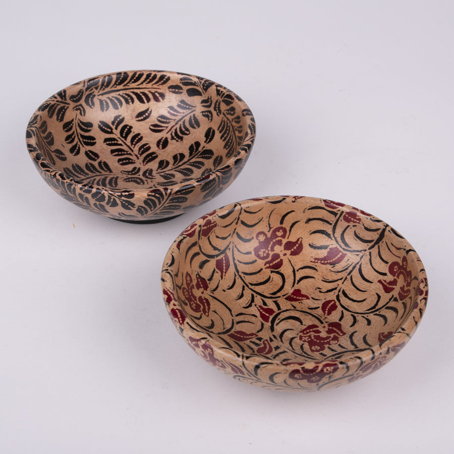 Batik Wooden Bowls - Small