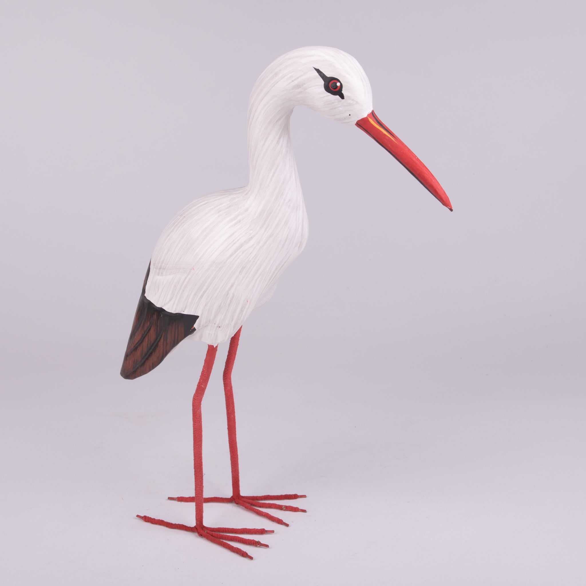 Hand Carved Shore Birds Ibis From Bali to Us