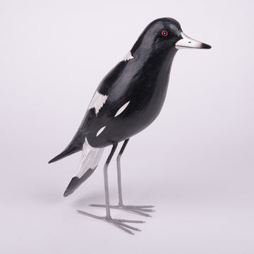 Hand Carved Birds - Magpie