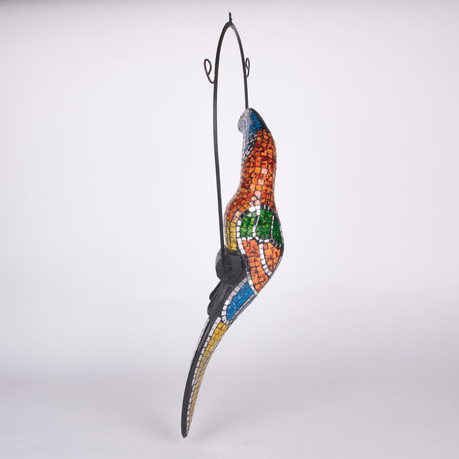 Colorful Mosaic Toucan Sculpture