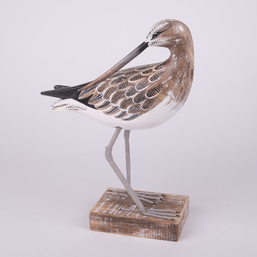 Hand Carved Shore Birds - Curlew Sandpiper