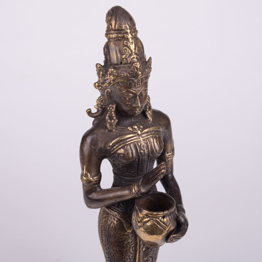 Bronze Dewi Sri, Hindu Goddess