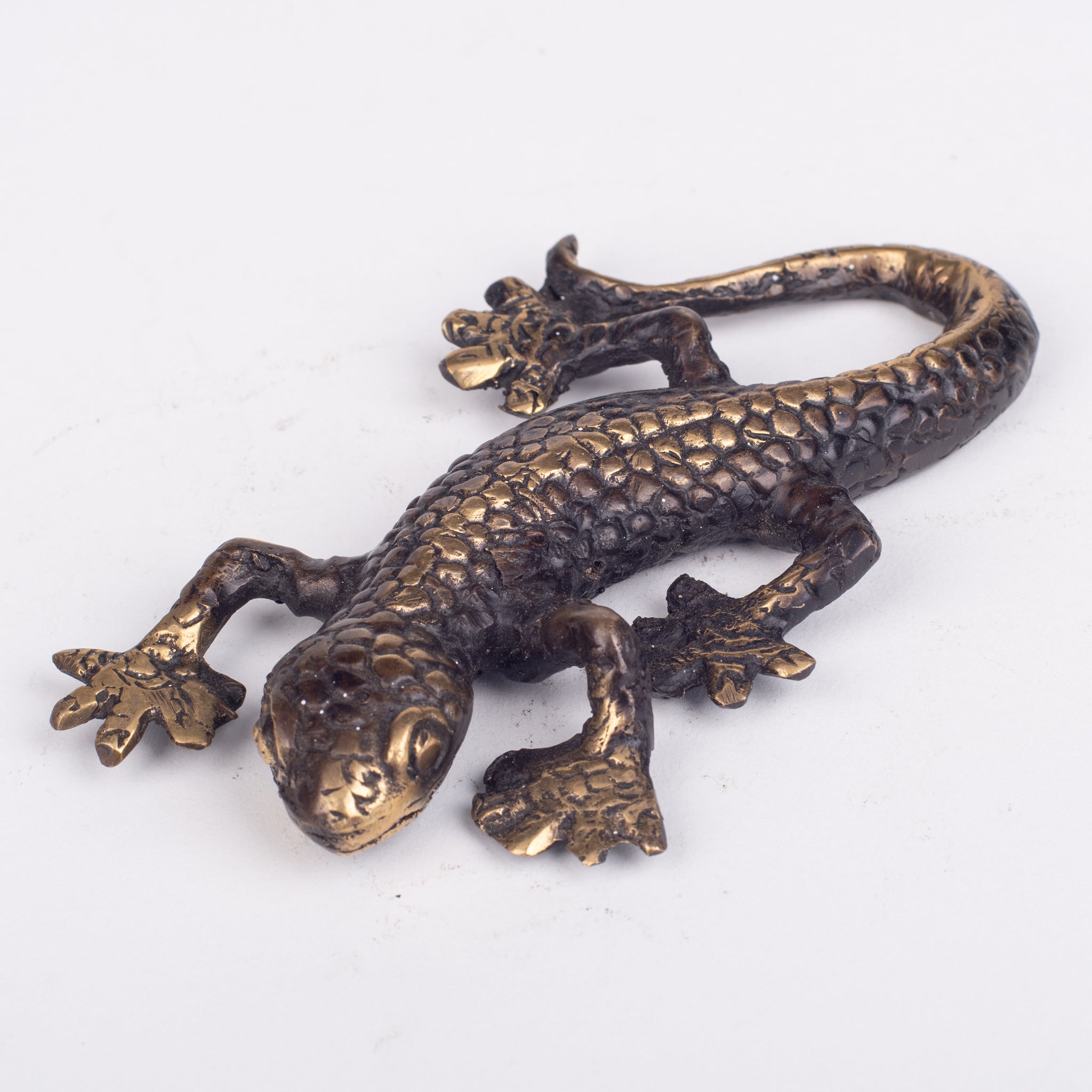 Cast Bronze Spotted Lizard – From Bali to Us