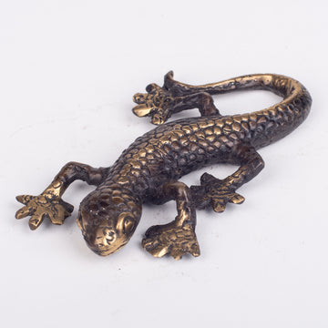 Cast Bronze Spotted Lizard