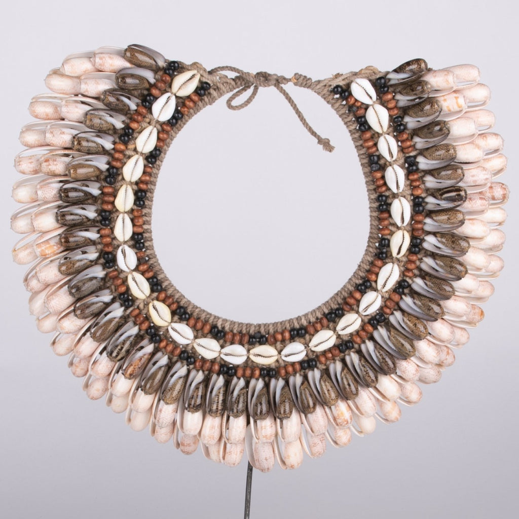 Papua New Guinea Shell Necklace & Tribal Home Decor