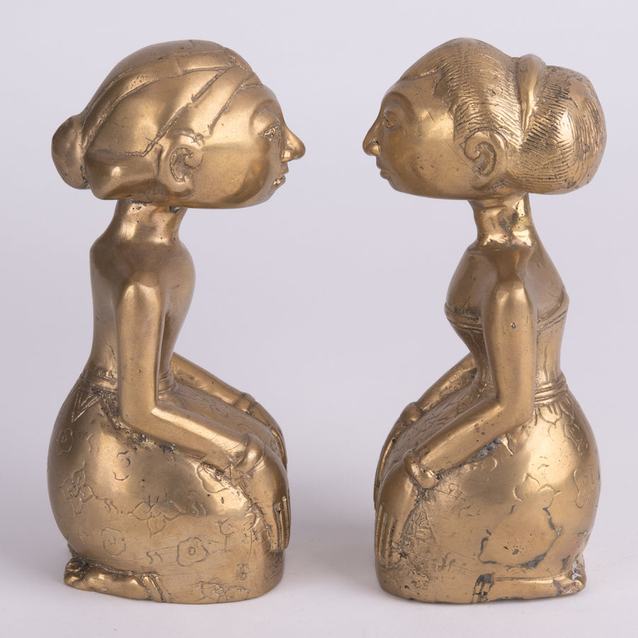 Loro Blanyo Golden Patina Bronze Couple