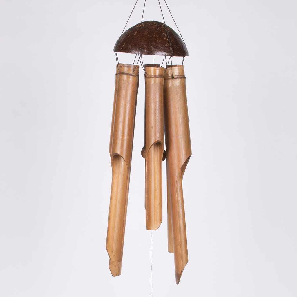 Coconut & Bamboo Balinese wind chime Small