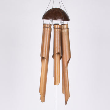Coconut & Bamboo Balinese wind chime Small