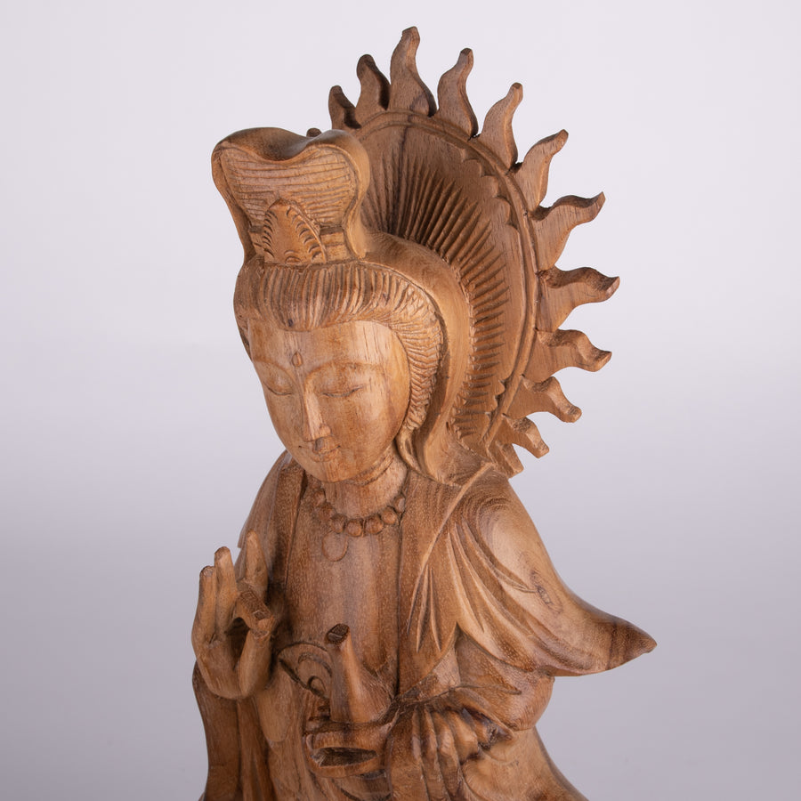 Radiant Quan Yin Carving