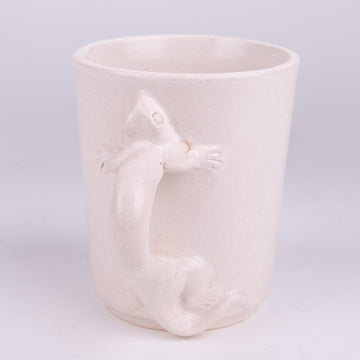 Coffee Mug with Gecko Handles