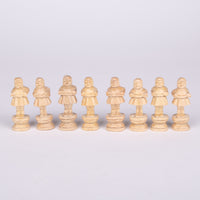 Kiva Store  Hand Carved Natural Wood Folding Chess Set from Bali - Play to  Win