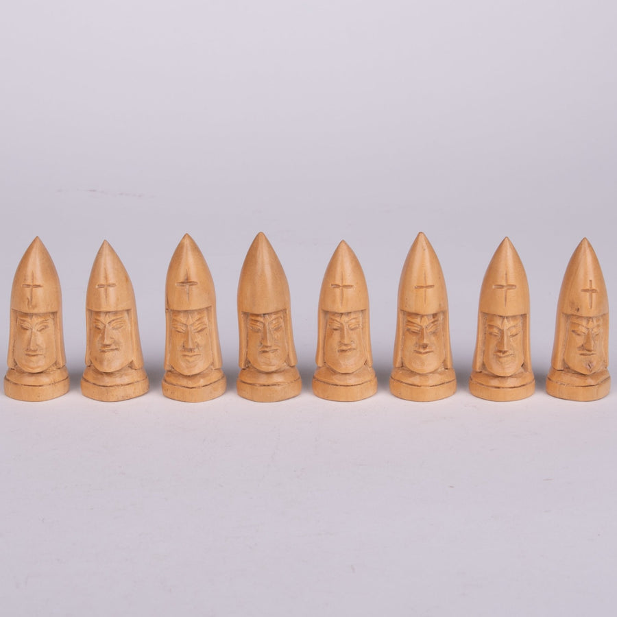 Hand Carved Exquisite Chess Set - Roman Style
