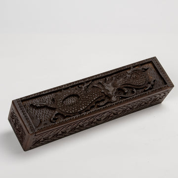 Carved Wooden Dragon Box