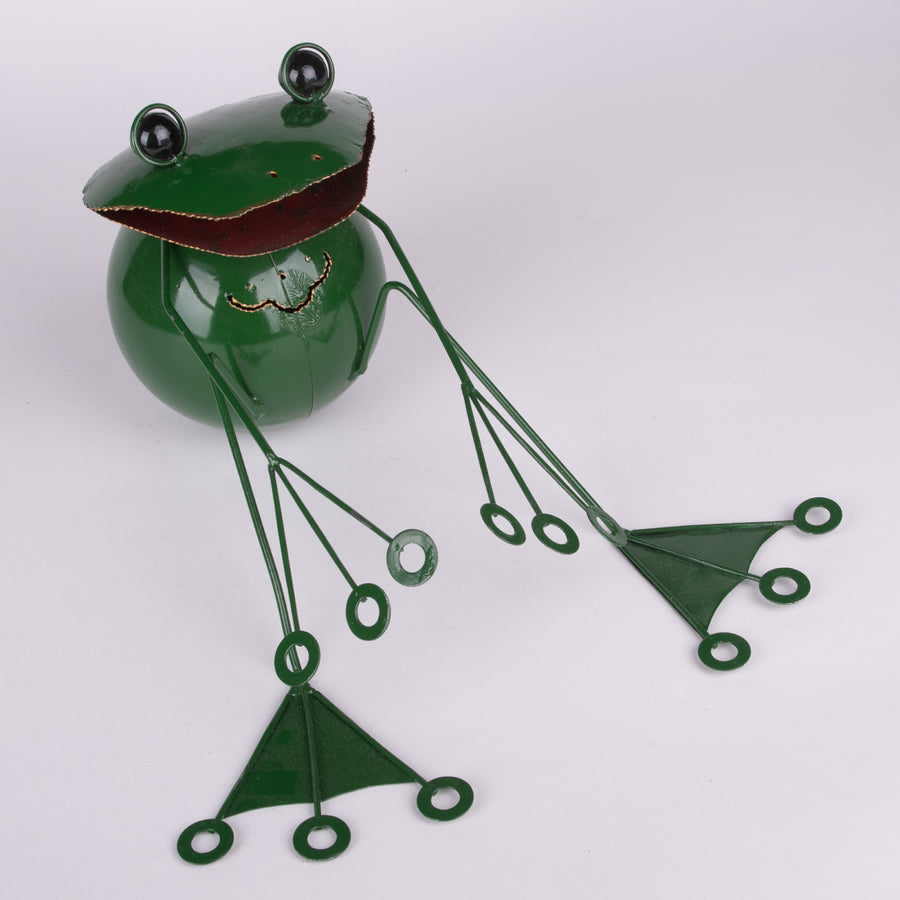 Piggy Bank - Green Tin Froggies
