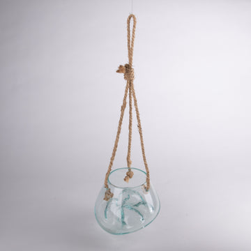 Melted Glass Sculpture with Hanger - Medium