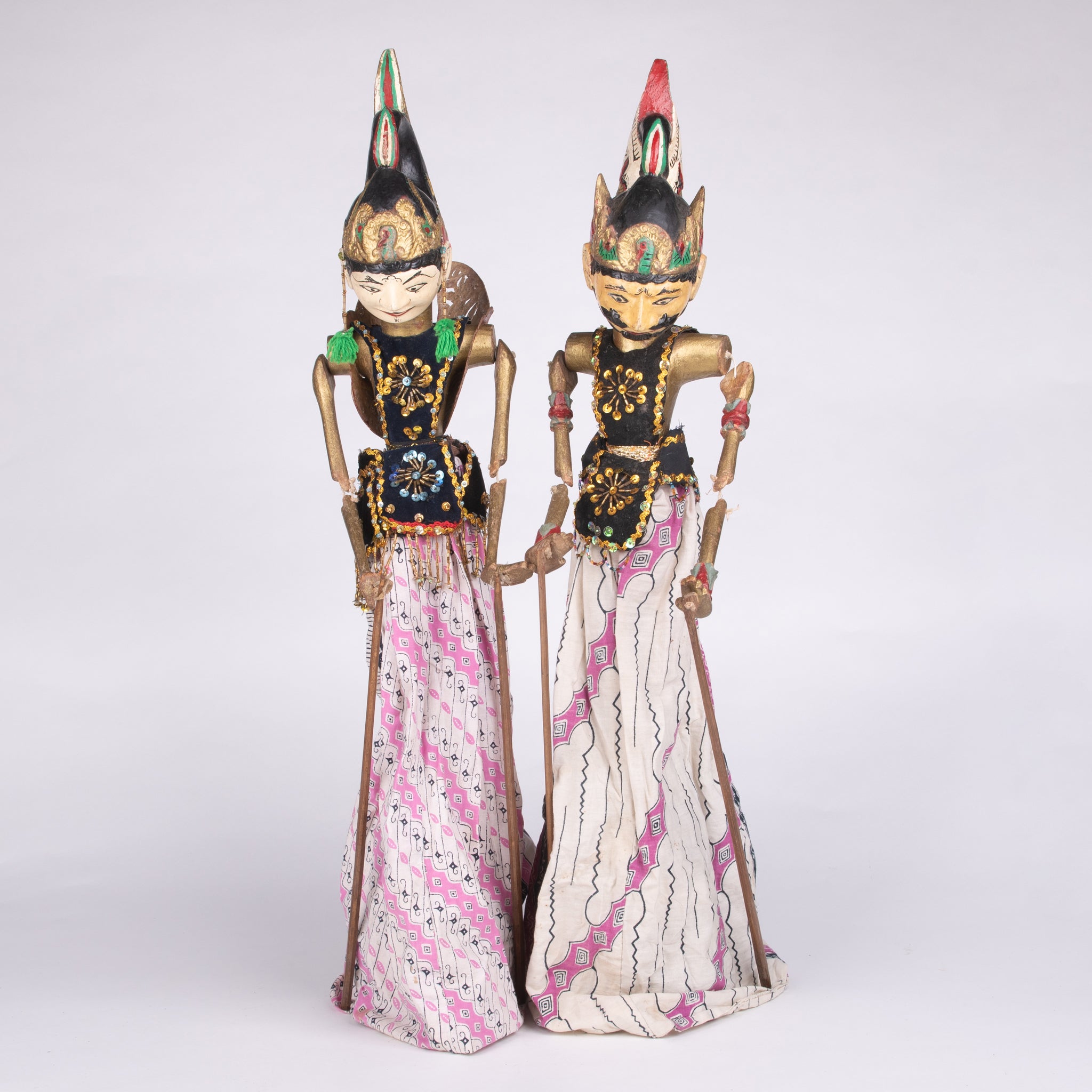 Puppets - Wayang Golek Vintage Rama & Sita Couple I – From Bali to Us