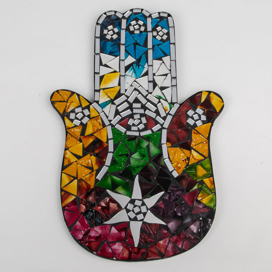 Mosaic Hand of Fatima & Hamsa Medium