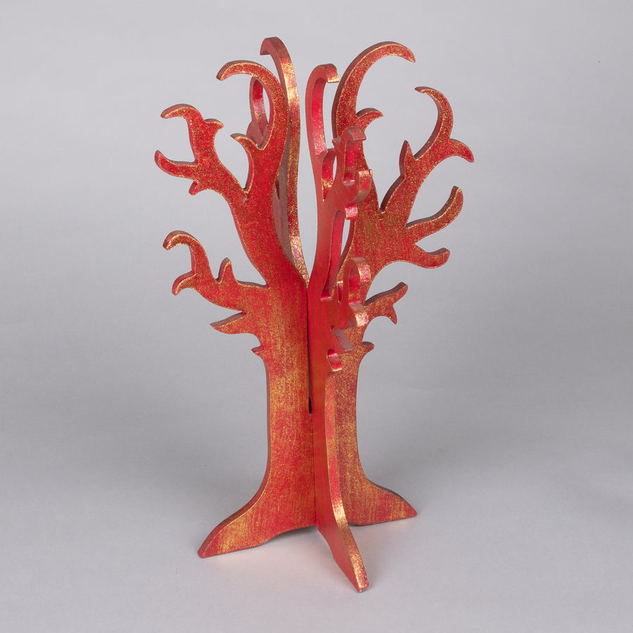 Contemporary 3-D Wooden Tree for Display