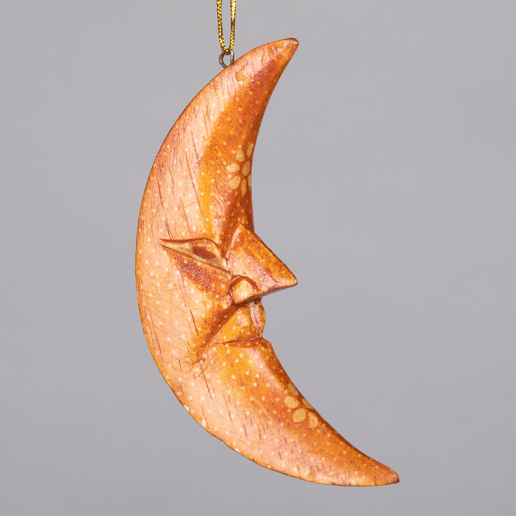 Ornaments - Small Batik Moons