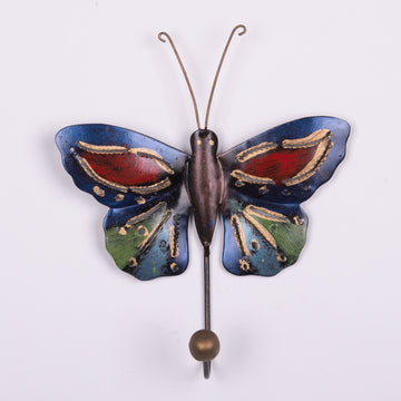 Painted Tin Butterfly Hooks