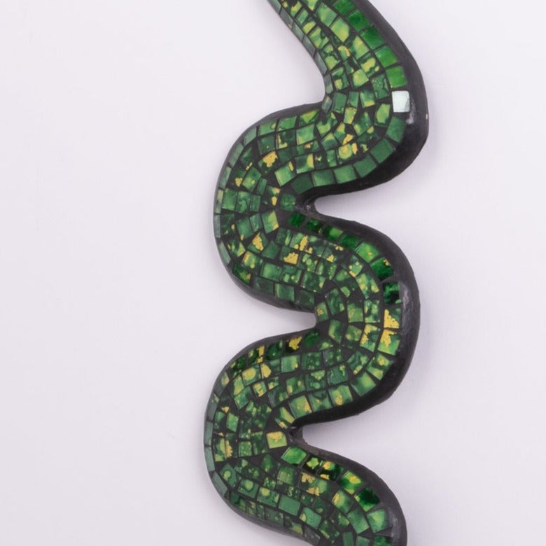 Mosaic Snakes Climbing the Wall
