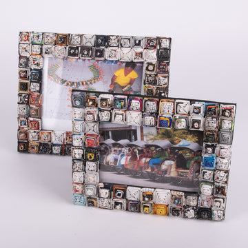 Recycled Magazine Paper Frame