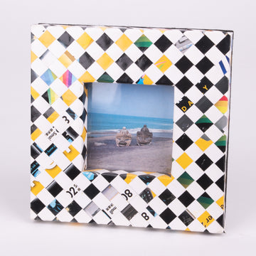Recycled Woven Small Square Photo Frame