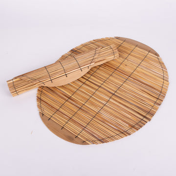 Rustic Oval Reed Placemat Set