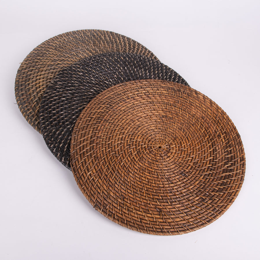 Rattan Round Placemats