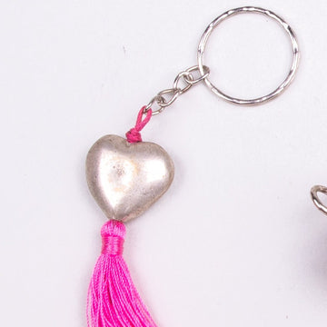 Heart & Tassel Keychains
