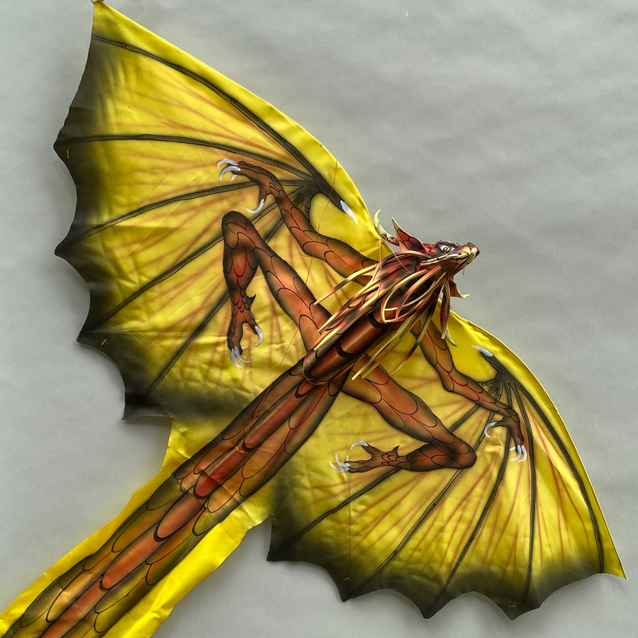 Yellow New Dragon Kite