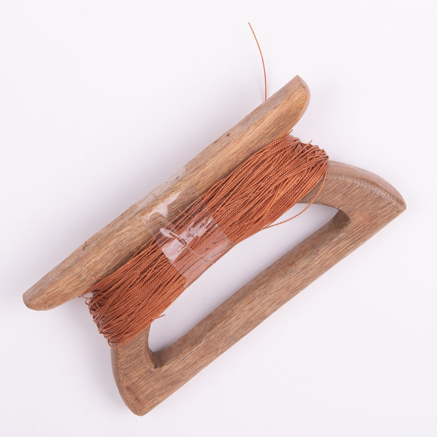 Fabulous hand carved kite handle with nylon string     string.