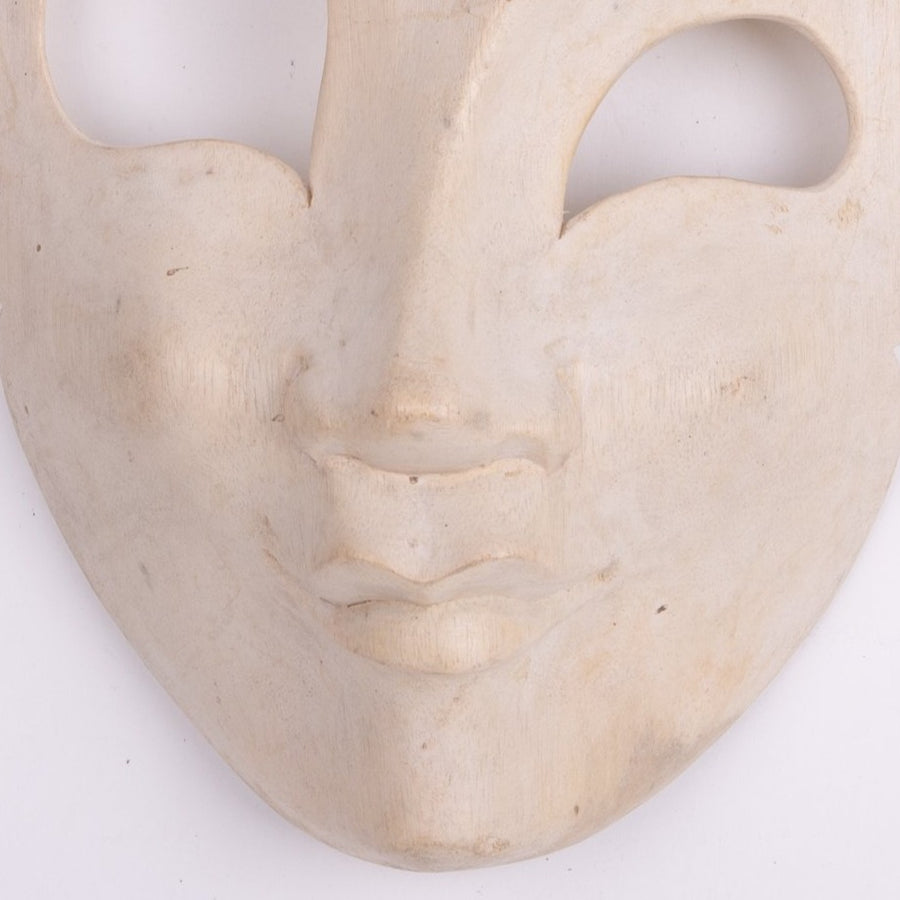 Wooden Abstract Mask Large