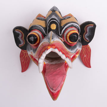 Carved Eagle Garuda Wall Decor Mask