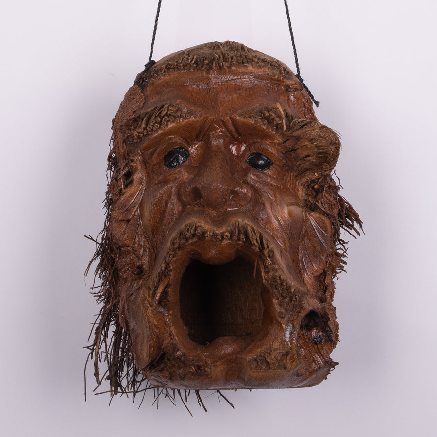 Old Man with Open Mouth Bird House