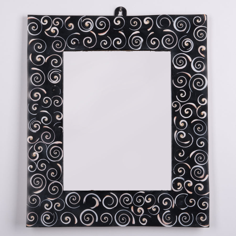 Modern Entry Mirror with Shell
