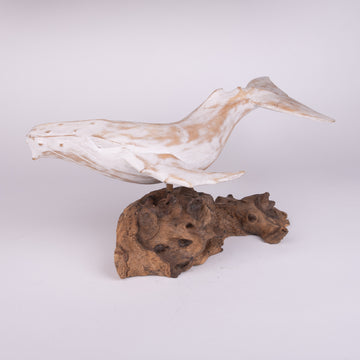 Parasite Carving of White Whale deep from the Sea