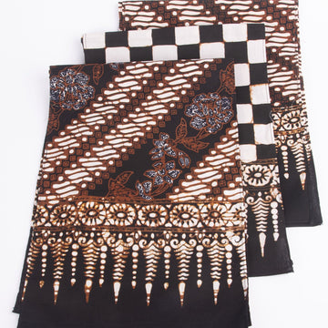 Three different batik motifs