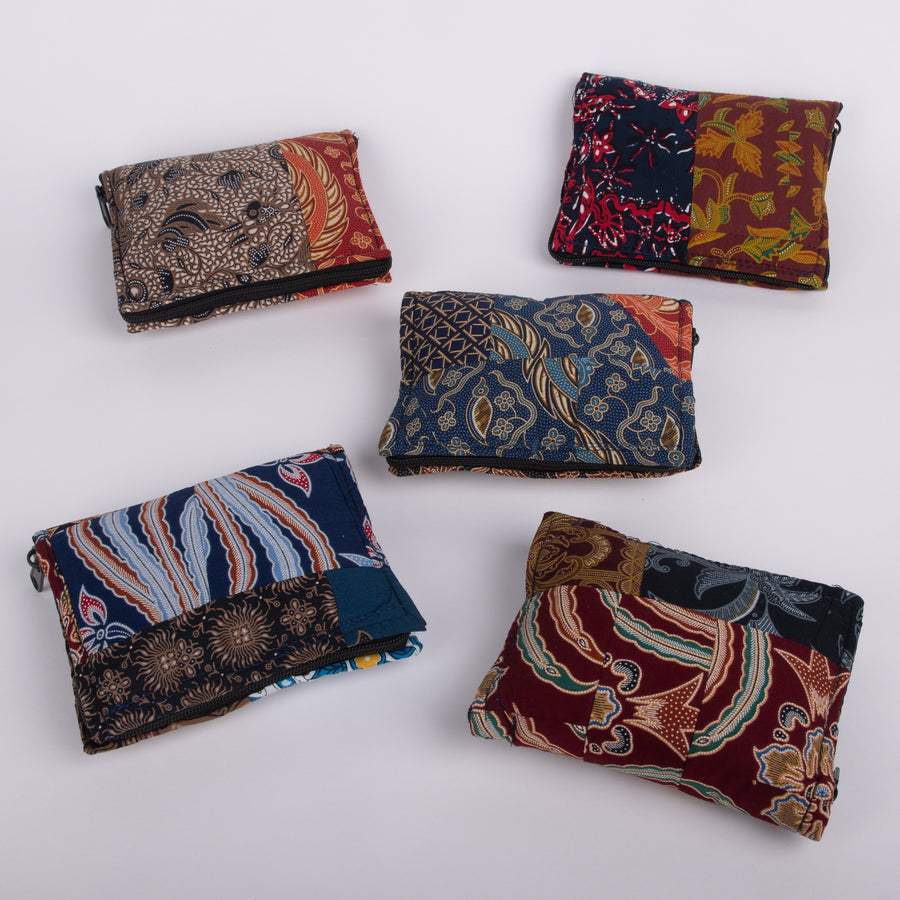 Reusable Batik Fold-Up Shopping Bags