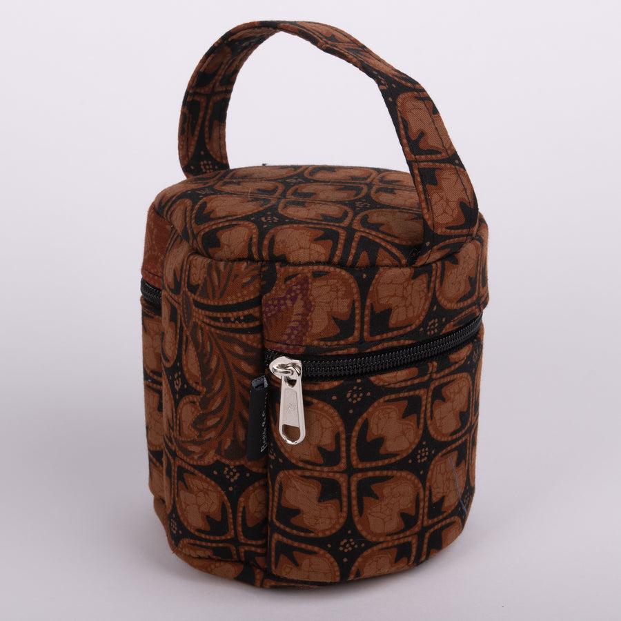 Batik Cloth Round Stand Up Bags