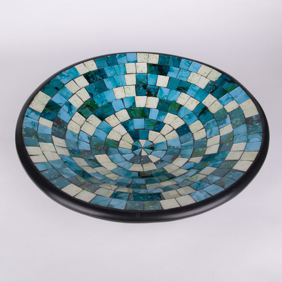 Mosaic Large Colorful Centerpiece Bowl