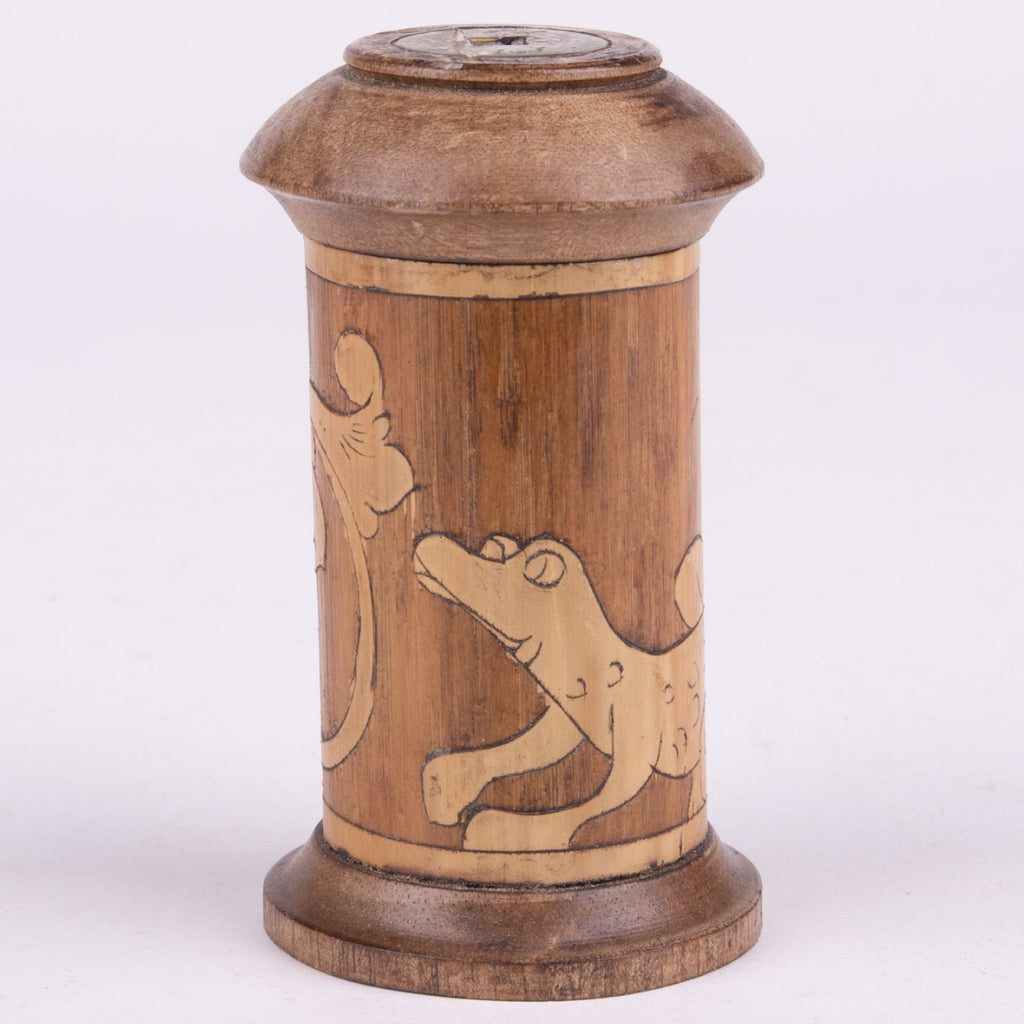 Batak Bamboo Medicine Canister Small