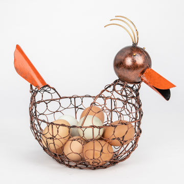 Sweet Wired Duck Sculpture & Bowl