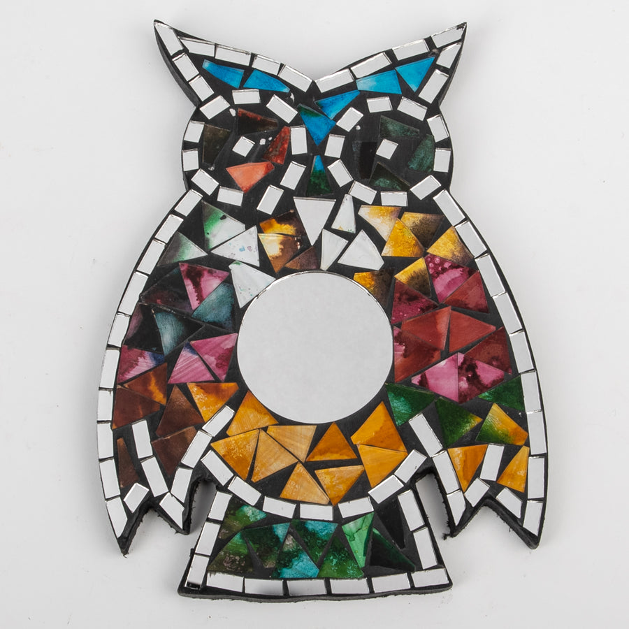 Mosaic Owl Wall Hanging Small