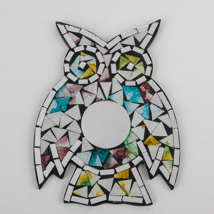 Mosaic Owl Wall Hanging Small
